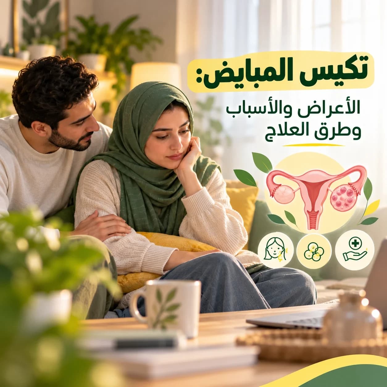 تكيس المبايض: الأعراض والأسباب وطرق العلاج