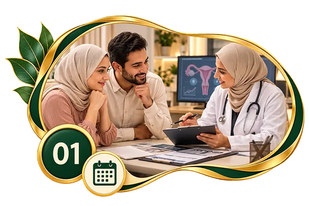 حجز الموعد وتقييم الخصوبة